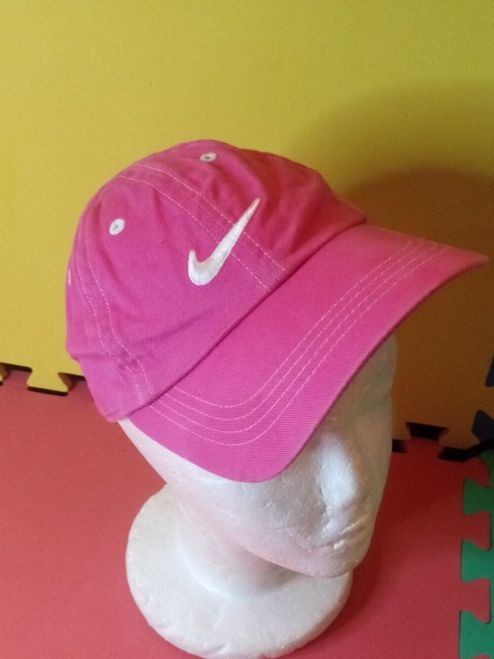 Nike Pink Baseball Cap Hat Women's Velcro Strap